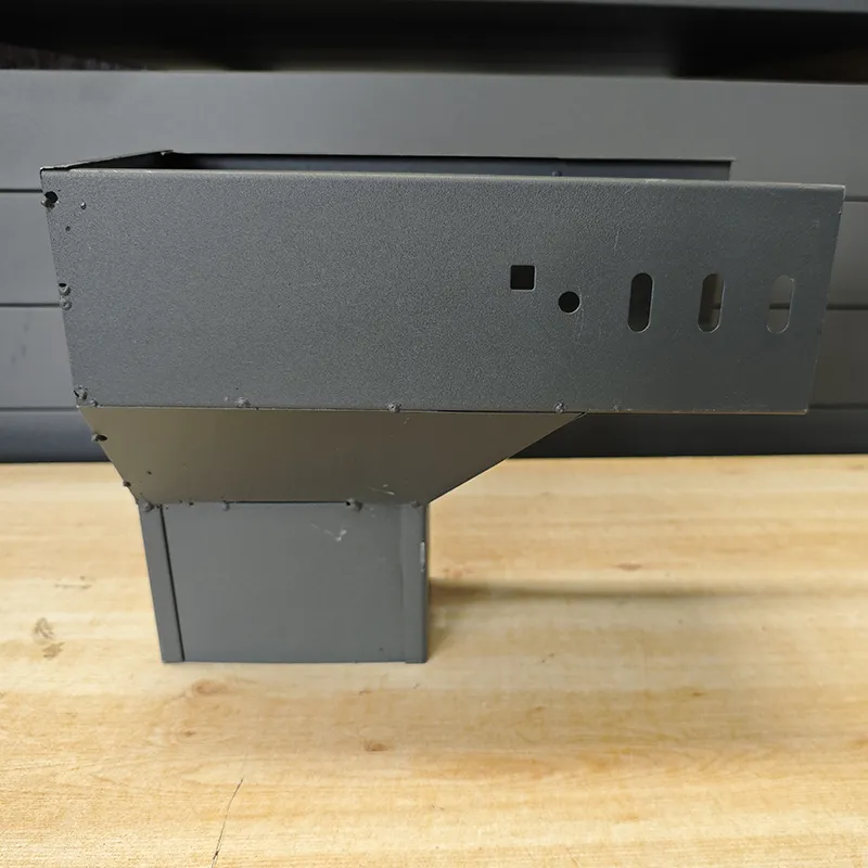 Угловой отвод кабельного лотка вертикальный левый восходящий.2